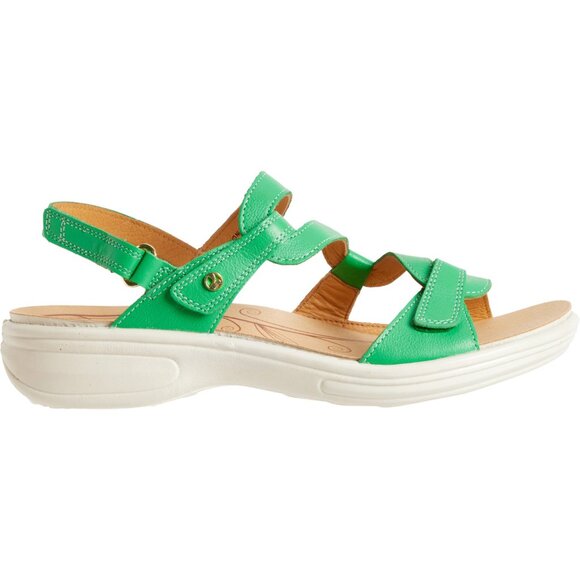 NEW REVERE Emerald Sandals - Leather, Wide For Women in Emerald 253 - Picture 1 of 6